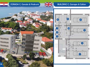 Neu gebaute Wohnungen in Zadar, Haus C