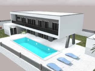 Modern exclusive villa near Zadar