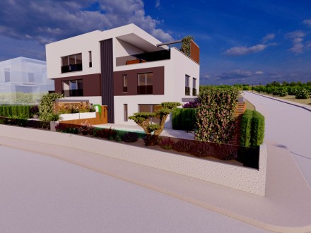 House with four apartments