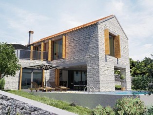 Neu erbautes Steinhaus mit Pool und Meerblick 3