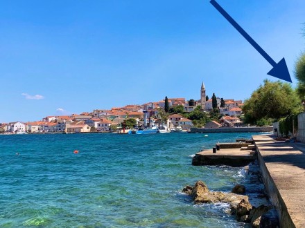 Baugrundstück mit Meerblick in Kali – Insel Ugljan bei Zadar