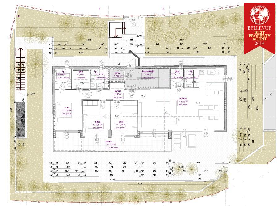 Luxuswohnung Im Erdgeschoss Eines Neubaus Im Zentrum Von Opatija