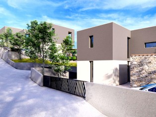 Three villas in the final construction phase (SAV2307)